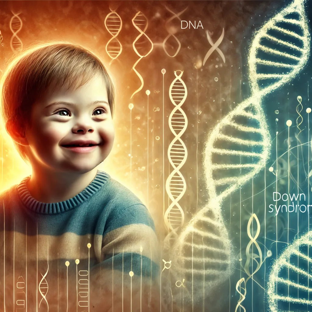 A baby with Down Syndrome. A blog by Mirror Gene a genetic Counseling service by Kishore Sai, on Awareness about Down Syndrome